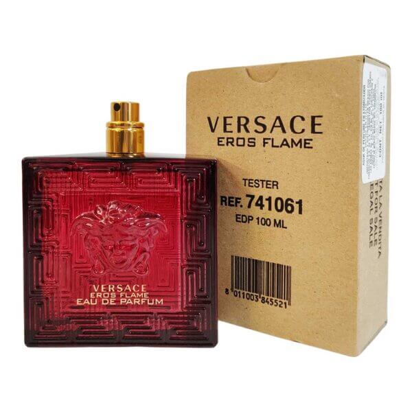 versace eros flame tester